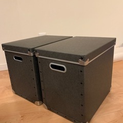 無印　硬質パルプボックス　2個セット