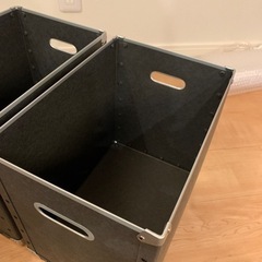 無印　硬質パルプボックス　2個セットの画像