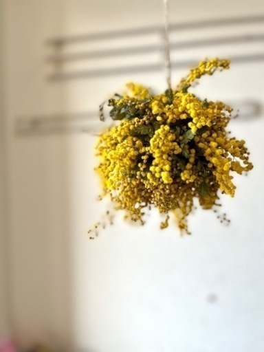 受注制作ミモザフライングリース　ミモザボール