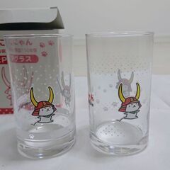 新品 ひこにゃん グラス 2つセット