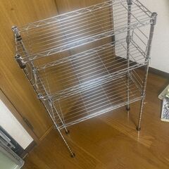 メタルラック 3段 44x18cm 高さ77 キャスターなし スリム  4ヶ月前amazon購入の画像