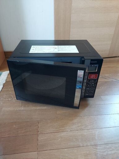 【お話し中】　YAMAZEN　オーブンレンジ　18年製造　黒