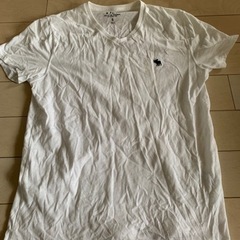 アバクロ　ホワイト　Tシャツ の画像