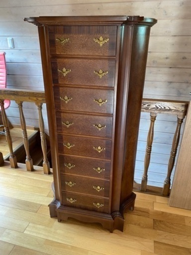 人気アンティーク8段チェスト超美品！