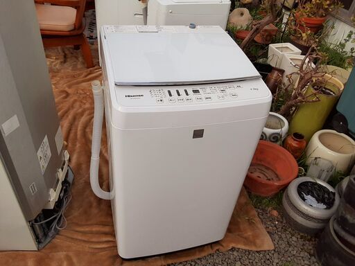 ハイセンス keyword 洗濯機 4.5㎏ 2016年製 HW-G45E4KW　/DJ-0991 1FO