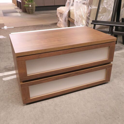 売り切れました10-2【お新古市場】お電話で3日間お取り置き可能！！ ユニオン W745 ファンタナ チェスト 木目調ブラウン 【JV0329-01】