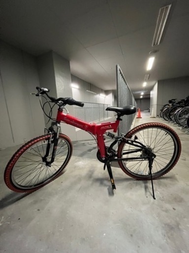 引き取り限定 美品 20インチ折り畳み自転車