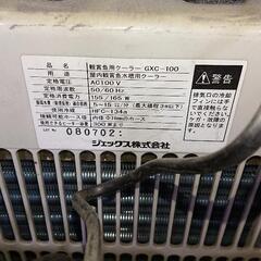 水槽のクーラーと濾過装置(商談中)の画像