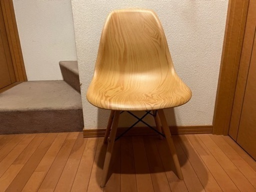 【お譲り先決まりました】【美品】イームズ  シェルチェア（リプロダクト）（ウッド）