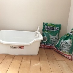 猫トイレ、砂