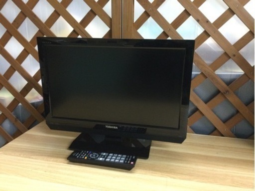 TOSHIBA 東芝 19V型 液晶テレビ REGZA レグザ 19B3 2012年製 リモコン