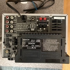 アンプ(denon)&スピーカーvictorの画像