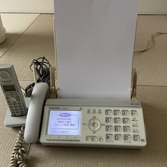 固定電話　子機　FAX機能付き　動作確認済みの画像