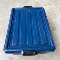 コンテナボックス　　アイリスオーヤマ　BUCKLEBOX SK-430E ブルーの画像