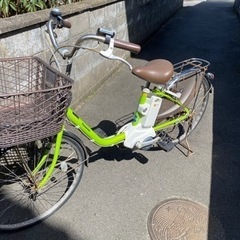 電動アシスト自転車パナソニックビビDX大容量16Ahバッテリー
