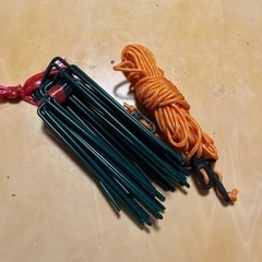 テントの固定部品