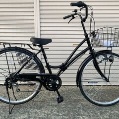 新品★未使用　折りたたみ　ママチャリ　26インチ　ブラック②