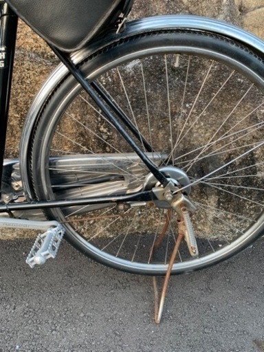 ヴィンテージ自転車　ブルックス　サドル　サドルバッグ付き