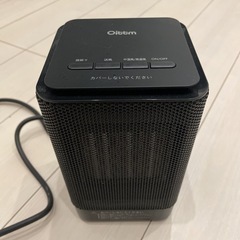 Oittm電気ファンヒーター　小型　セラミックファンヒーター　首振り