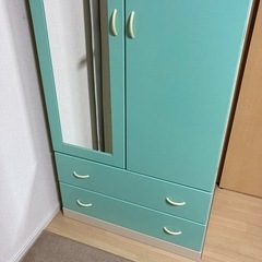 【受け渡し決定しました】ミラー付 ワードローブ.｡.:*☆お譲りします.｡.:*☆の画像