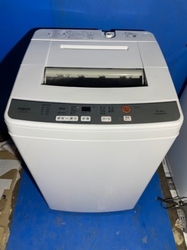 No.020 AQUA AQW-S60G 6.0kg 2019年製　白