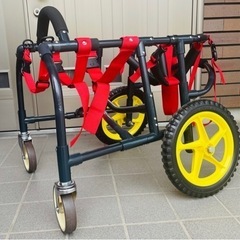 大型犬用車椅子　歩行器　車いす　四輪