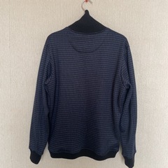 THE SHOP TK　タケオキクチ　ブルー　チェック　ブルゾンの画像