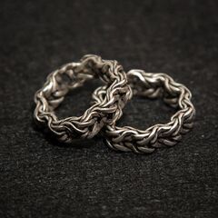 ♪シルバー リング　サイズ10～15号 ４デザイン　残りわずか　1個400円の画像