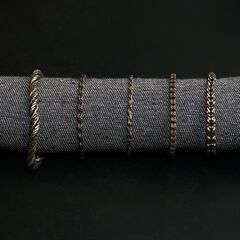♪シルバー ブレスレット アクセサリー　68デザイン お好きなものを選んでください。　1個400円の画像