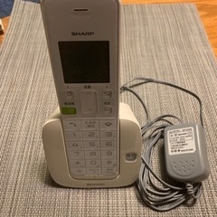 SHARP コードレス電話機の画像