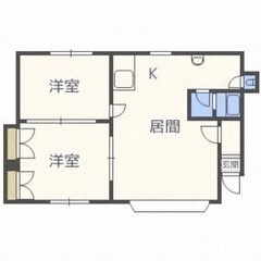 敷金・礼金ゼロ!★駅チカ★成約特典あり! パラシオンP 205 札幌市東区北二十二条東１８丁目5-27  札幌ホームプラスリサイクル 白石区 − 北海道