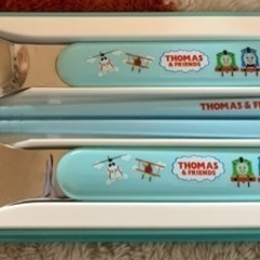 ※取引中 保育園児用 トーマス,新幹線 弁当箱,はし,スプーン,フォークの画像