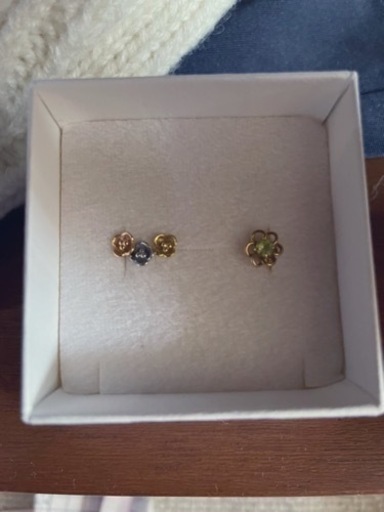 k18 SV アシメピアス ビンテージ