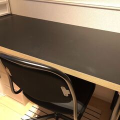 IKEA組み立てデスク（ブラック）