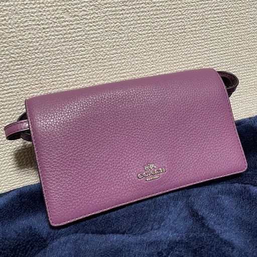 【取引終了】COACH コーチ ショルダー ウォレット 財布