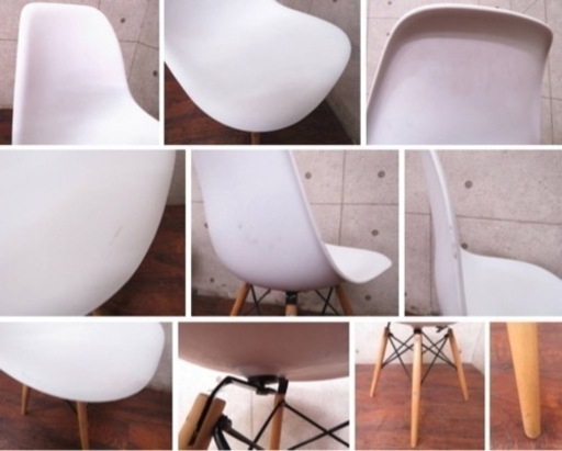 ④ET1975番■Charles & Ray Eames/チャールズ&レイ・イームズ■サイドシェルチェア■4脚セット