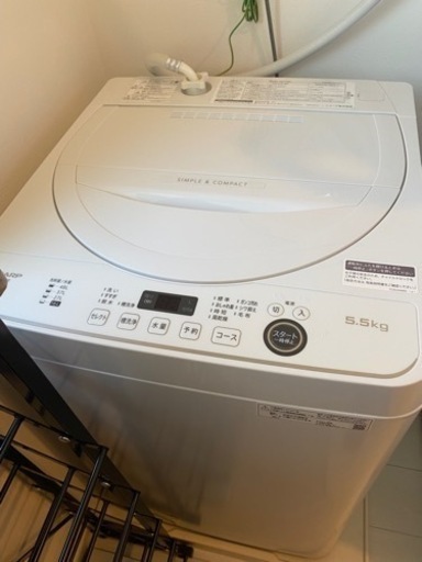 SHARP 洗濯機　ES-GE5E