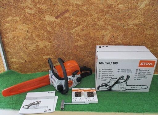 58 エンジンチェーンソー STIHL スチール MS170 未使用展示品