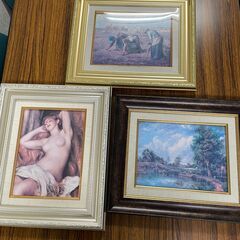 絵画3点セット（B）★引き取り送料0円★保管傷あり