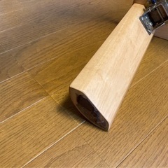 【中古】折りたたみローテーブル　天然木　ニトリの画像