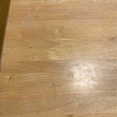 【中古】折りたたみローテーブル　天然木　ニトリの画像