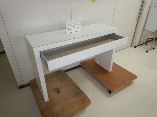 ガラス天板パソコンデスク（R403-22）