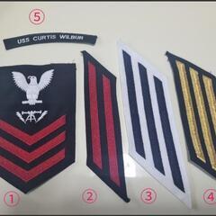 【新品】米軍制服用 パッチ５枚セット