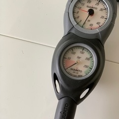 スキューバダイビング　SUUNTO レギュレータゲージ