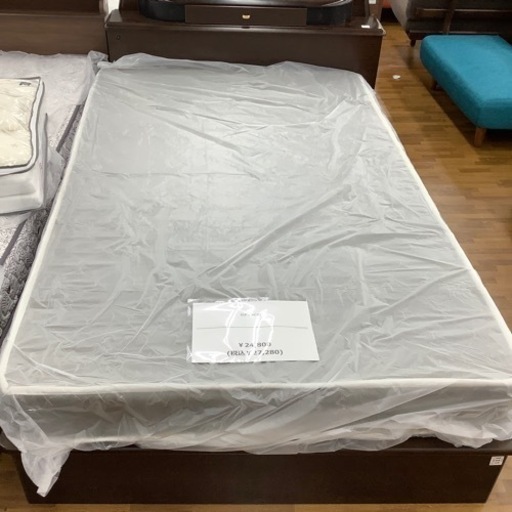 セミダブルベッド ダークブラウン