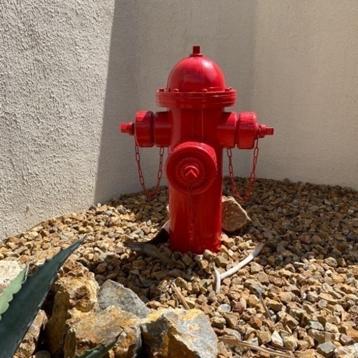 レトロ消火栓 レッド