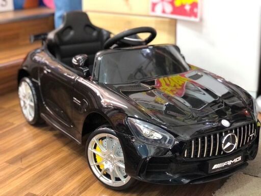 電動乗用カー BENZ AMG GT-R メルセデスベンツ 二人乗り可 電動乗用玩具