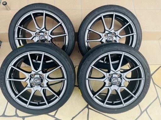 トヨタ アクアG's 純正 オプションホイール スパッタリング17インチ 4穴