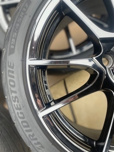 トヨタ アクアG's 純正 オプションホイール スパッタリング17インチ 4穴