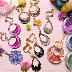 レジン細工でアクセサリーを作ろう！